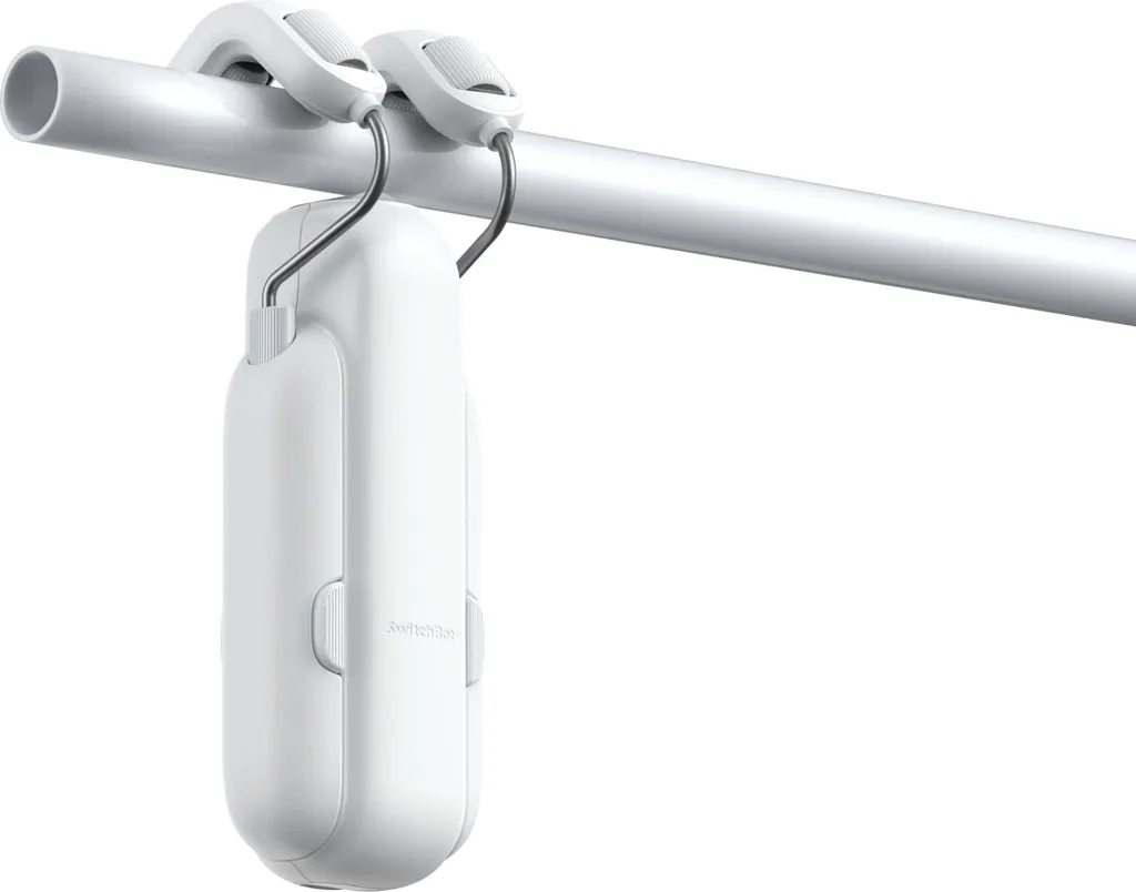 Automatisez vos rideaux lourds avec le SwitchBot Curtain 3 Rod Blanc