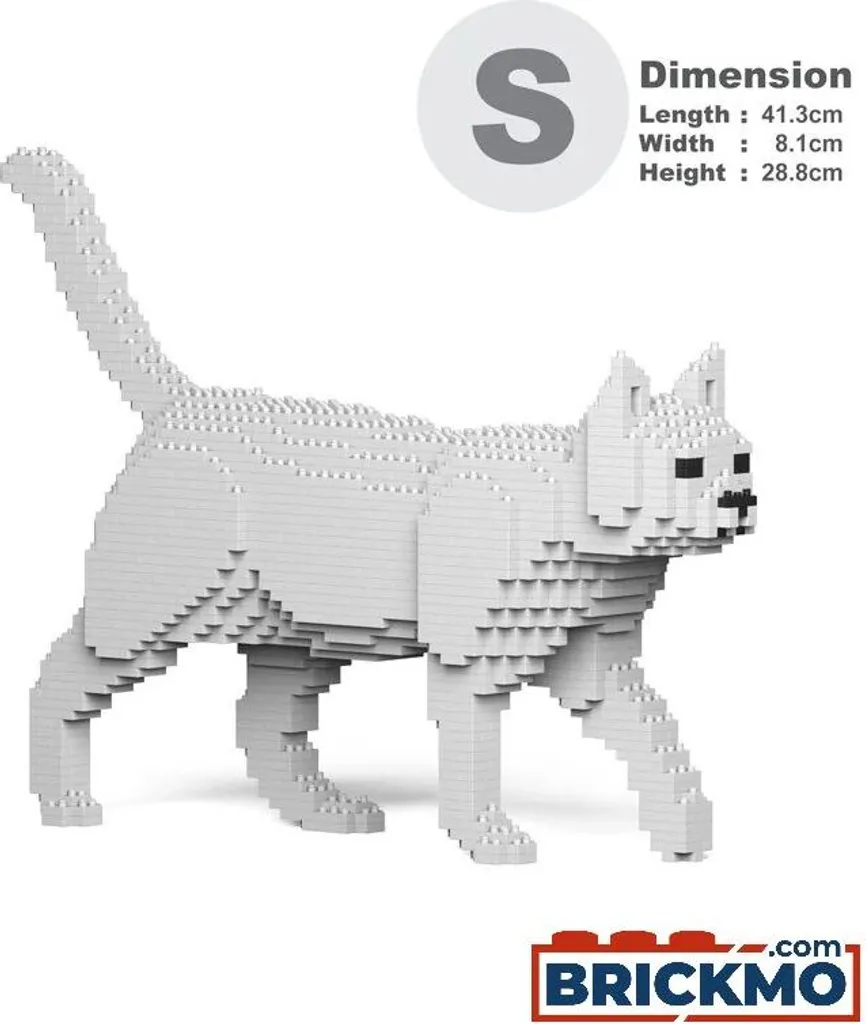 Construisez un Chat Robuste JEKCA 07S-M01 - Déco Durable ST19CA07-M01