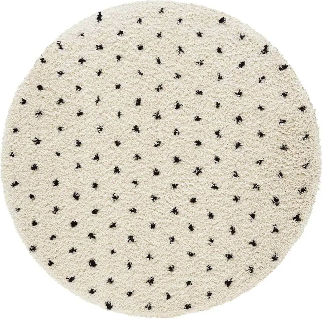 Tapis circulaire 160 cm idéal pour une table de salle à manger ronde