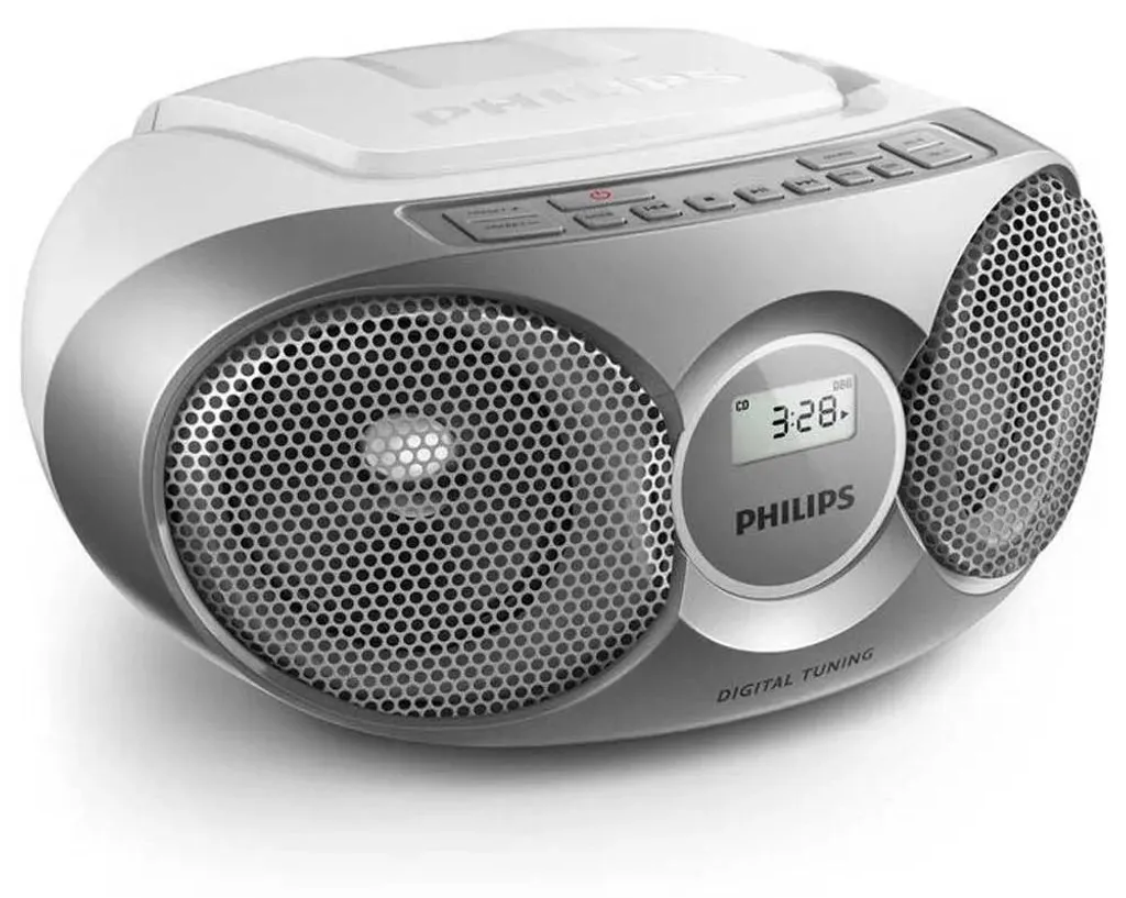 Philips CD Soundmachine AZ215S : Poste Radio CD Portable 3W Gris