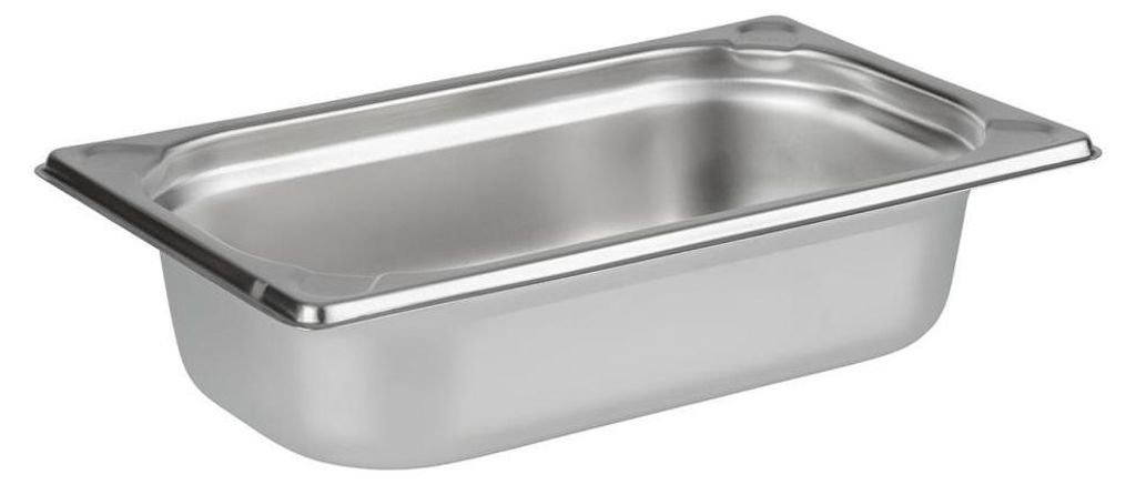 APS 81402 GN 1/4 Behälter, Edelstahl, 26,5 x 16,2 cm, Tiefe Produktbild 