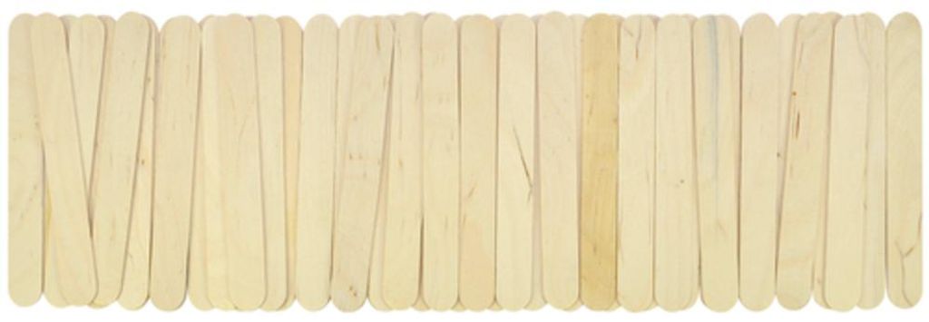 EDUPLAY 200-005 Bastelhölzer 'Lollipop' groß, 15 x 2 x 0,18 Produktbild 