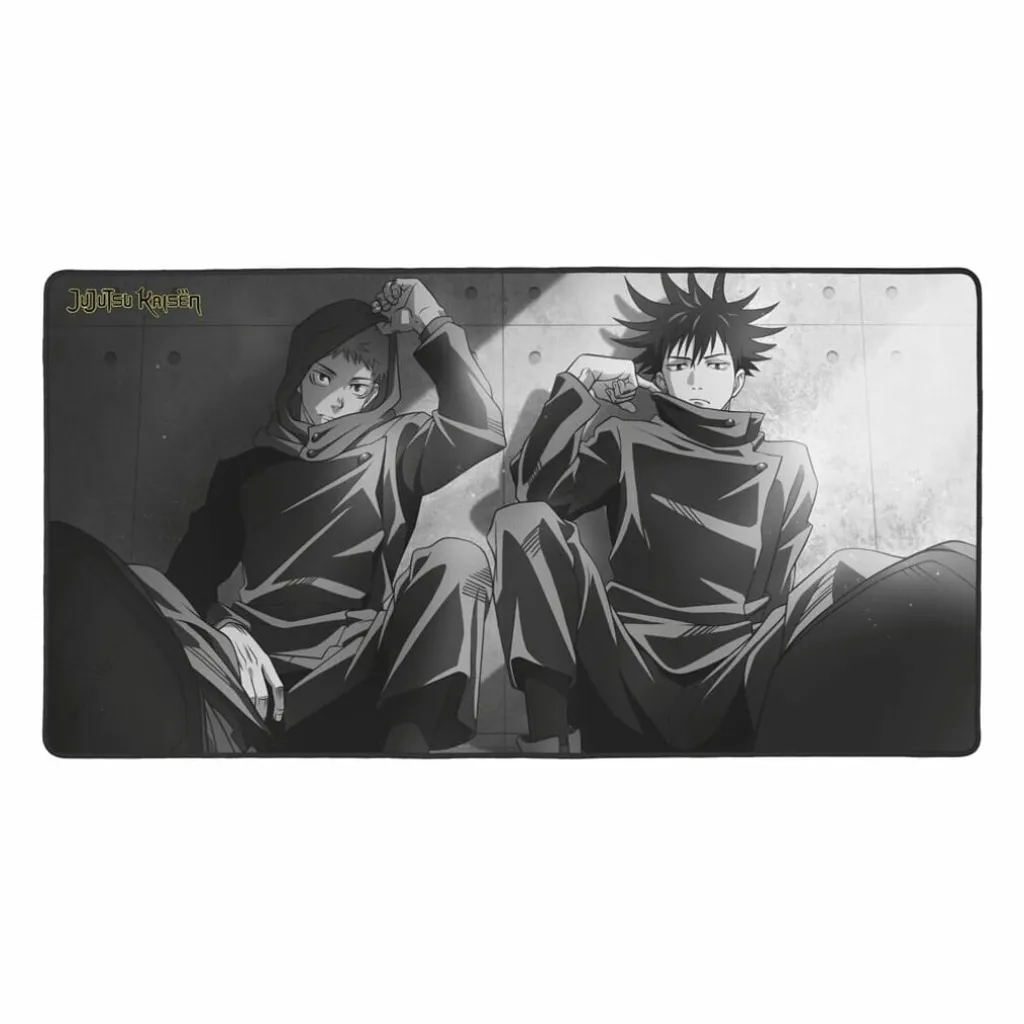 Tapis de Souris XXL Konix Antidérapant : Fini les Glissements JJK 90x46