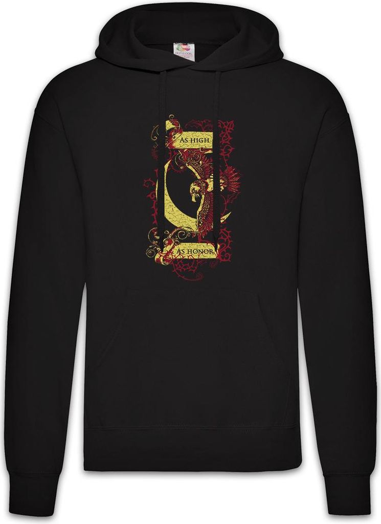 Urban Backwoods House Falcon, Herren Hoodie, Farbe: Schwarz, Größe: M