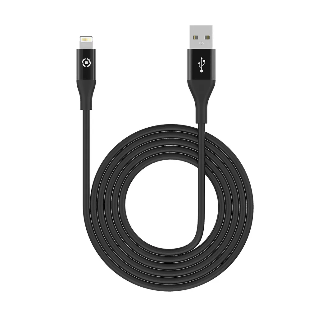 Câble de Charge USB Lightning Celly pour Smartphone et Tablette iOS