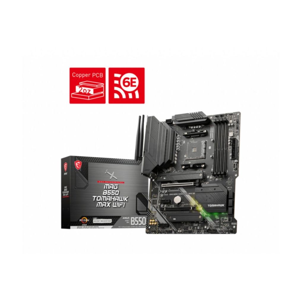 MSI MAG B550 TOMAHAWK MAX WIFI Mainboard: Leistungsstark Produktbild 