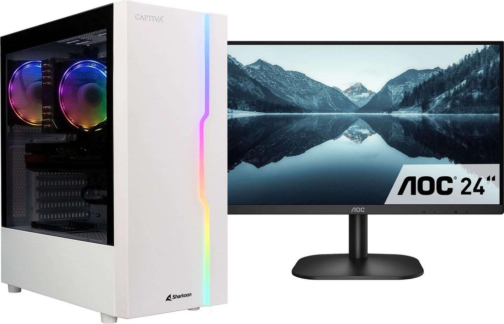 CAPTIVA Power Starter R78-403 TFT Bundle, 3,9 GHz, AMD Ryzen 5, 5600G, 32 GB, 1 TB, Windows 11 Home