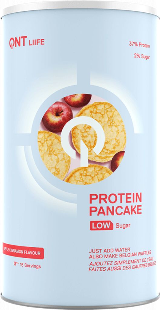 QNT Protein Pancake (500g) Apple Cinnamon - Funktionelle Lebensmittel - Eiweißhaltige Lebensmittel