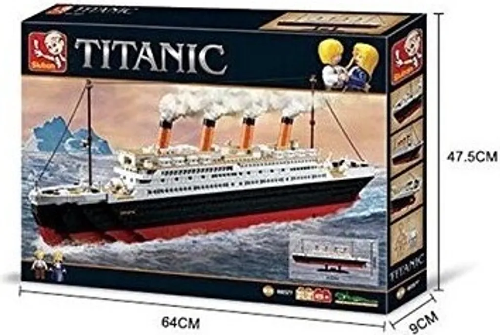Jeu de Construction Titanic Géant Maquette de Briques à Assembler - 5