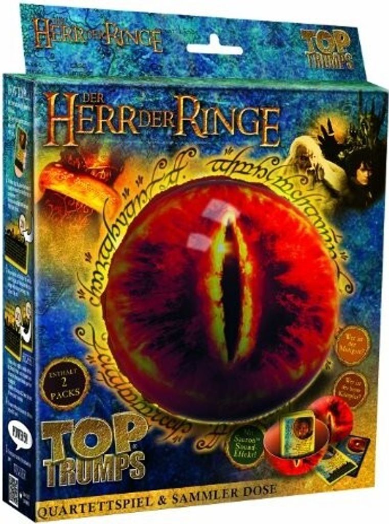 Top Trumps Der Herr der Ringe - Saurons Auge Tin Produktbild 