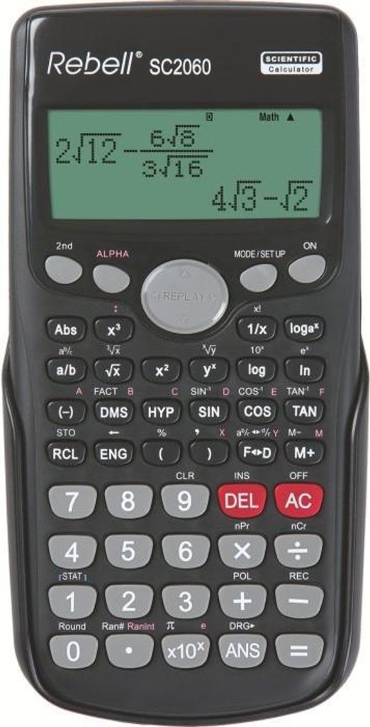 Rebell SC2060S Wissenschaftlicher Taschenrechner schwarz Produktbild 
