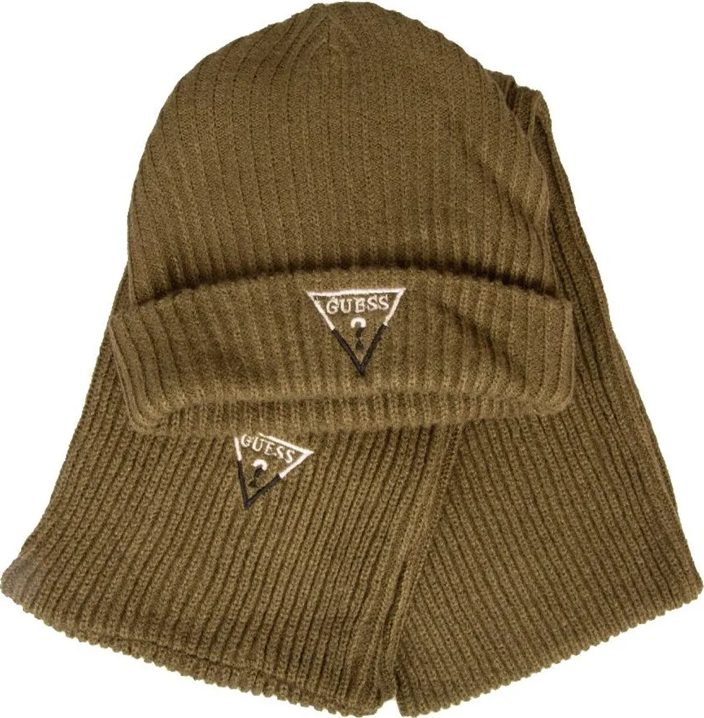 Ensemble Bonnet et Écharpe GUESS Homme : Chaleur et Confort Taille L