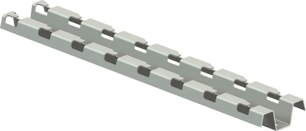 Profilé RCSN 200 GS 200 x 22 x 26,25 mm en acier galvanisé robuste