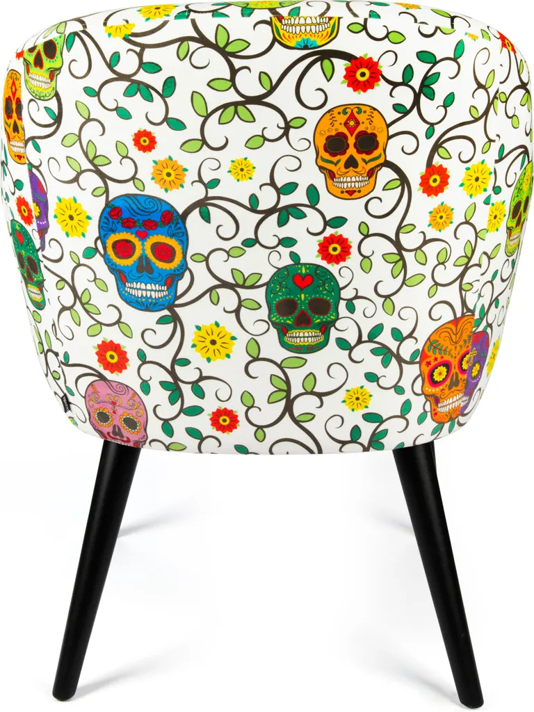 Fauteuil Excelsa Calavera Multicolore en Polyester 70,5 x 65 x 83 cm