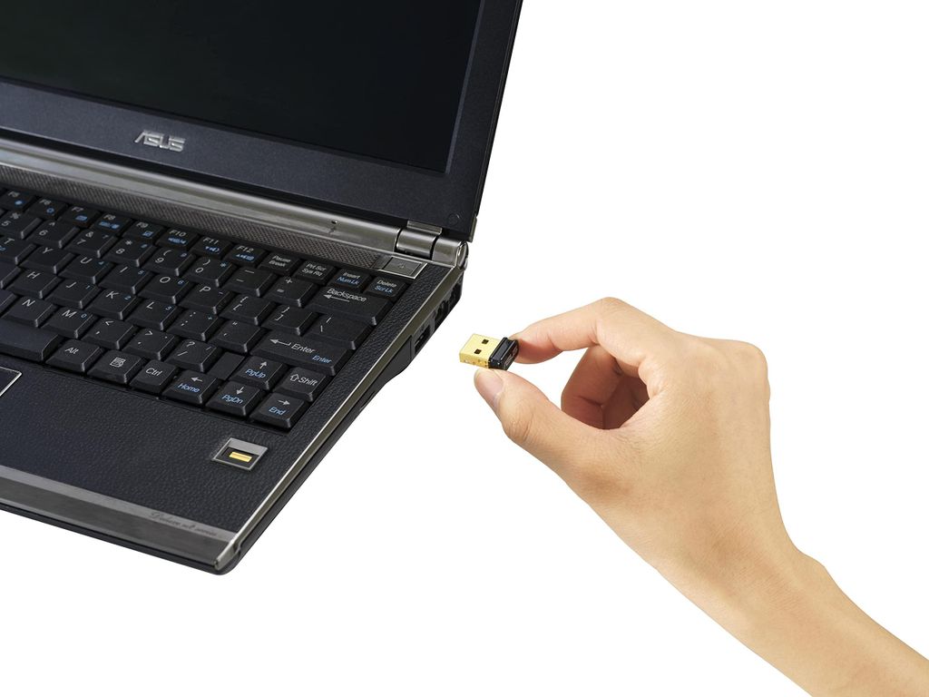 ASUS USB-N10 Nano B1 N150, Interný, Bezdrôtový, USB, WLAN, Obrázok produktu 