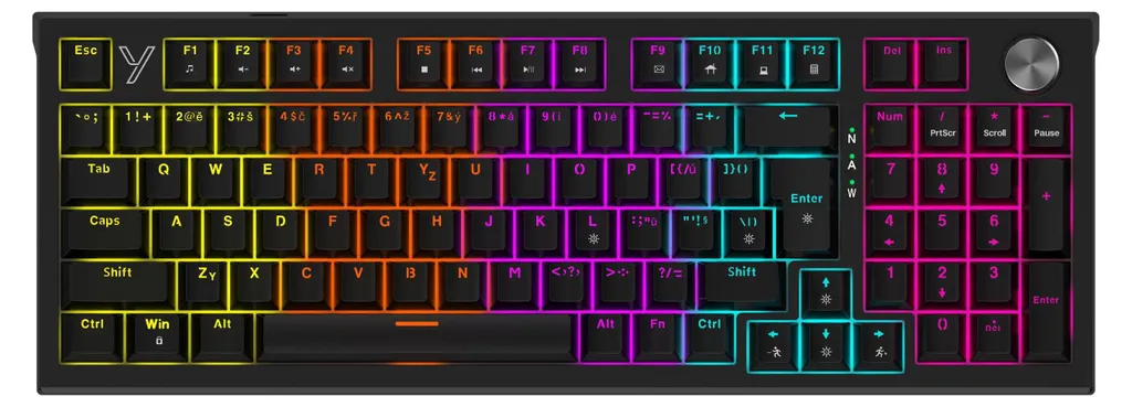 Clavier gamer mécanique silencieux et précis pour le jeu de rôle