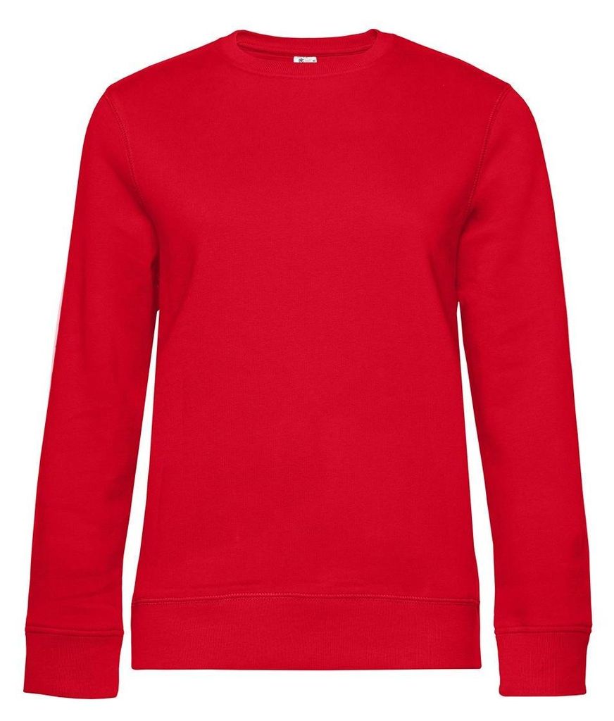 B&C - "Königin" Rundhalsausschnitt Sweatshirt, Frauen FK159 (XL) (Rot)