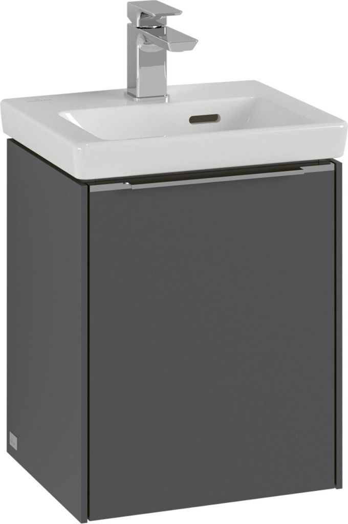 Villeroy & Boch Subway 3.0 Waschbeckenunterschrank, eine Tür Anschlag rechts, 351x429x309mm, C58401AF