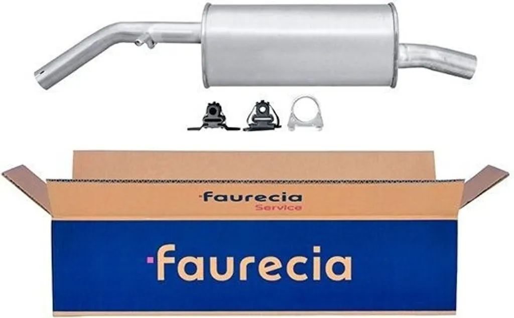 Silencieux arrière HELLA 8LD 366 032-671 pour Citroën C2 C3 et Peugeot