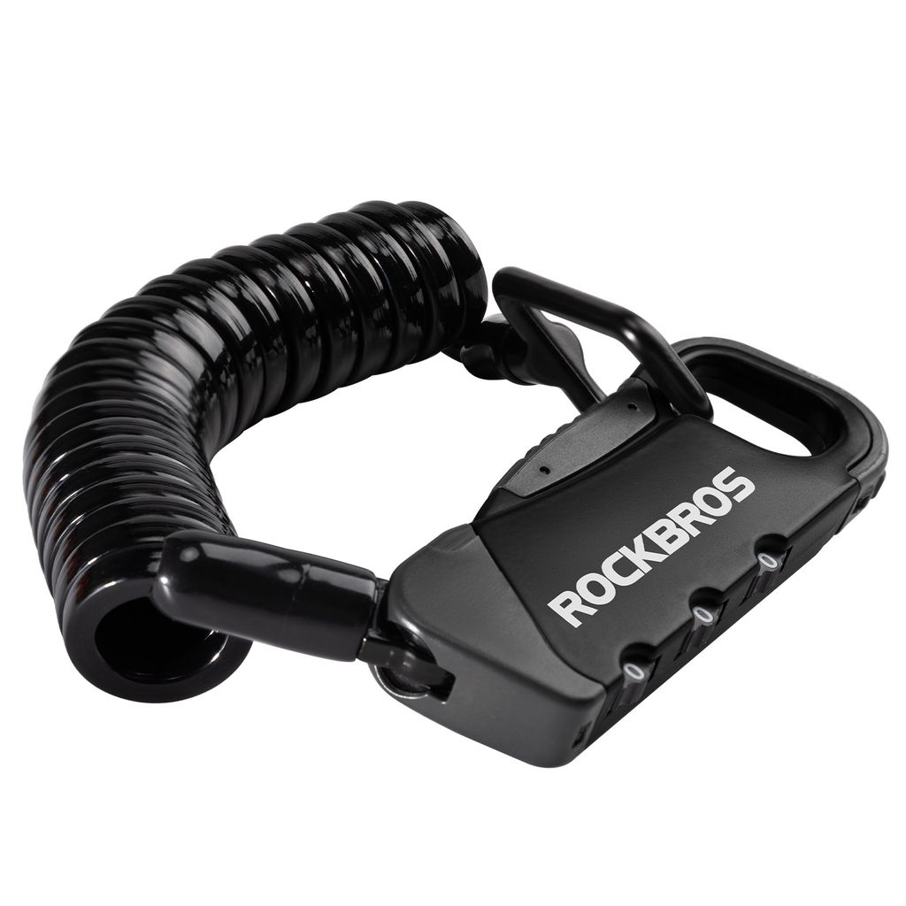 ROCKBROS Fahrrad Mini Helmschloss Kabelschloss Tragbar Produktbild 