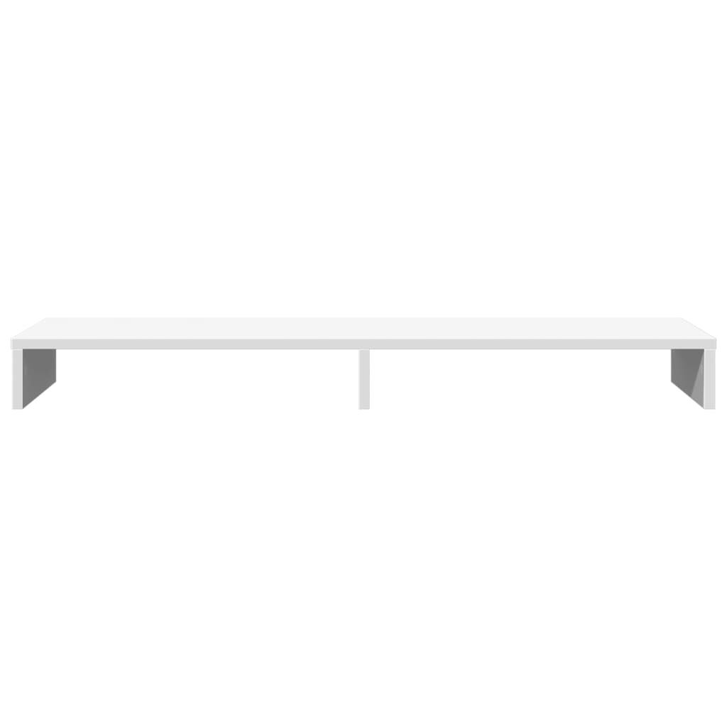vidaXL Podstawa pod monitor biała 100x27x10 cm Materiał Zdjęcie produktu 3