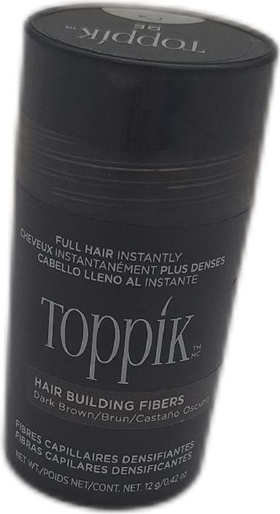 Toppik Haarfasern Haarpflege Dunkelbraun Keratin Effekt Produktbild 