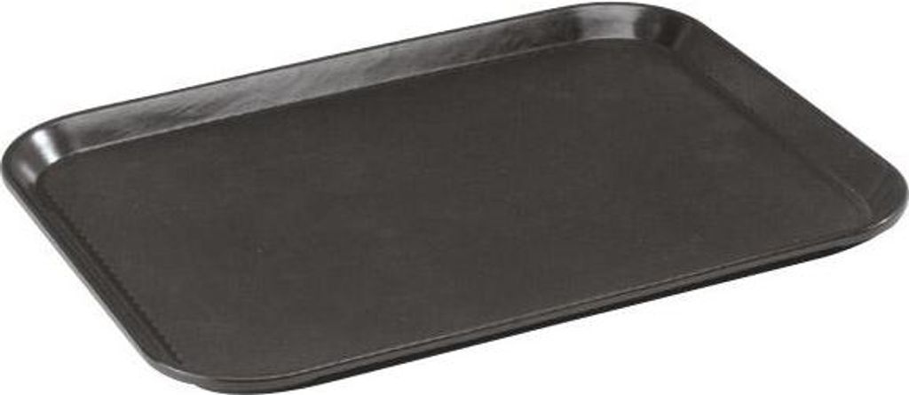 APS 508 Serviertablett GRIPZONE, 46 x 36 cm, Höhe 2 cm, rutschfeste Oberfläche, anthrazit