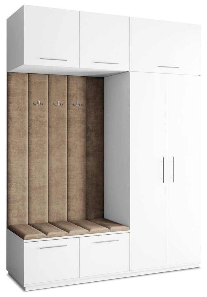 Masseno Garderobe-Set REMA 180/240/60 cm Modern Produktbild 