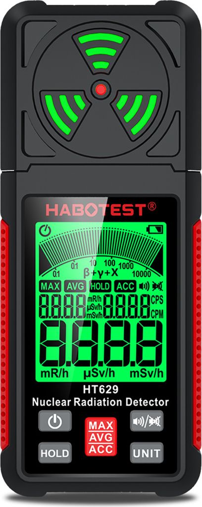 HABOTEST HT629 Detektor jaderného záření Geigerův čítač Obrázek produktu 1