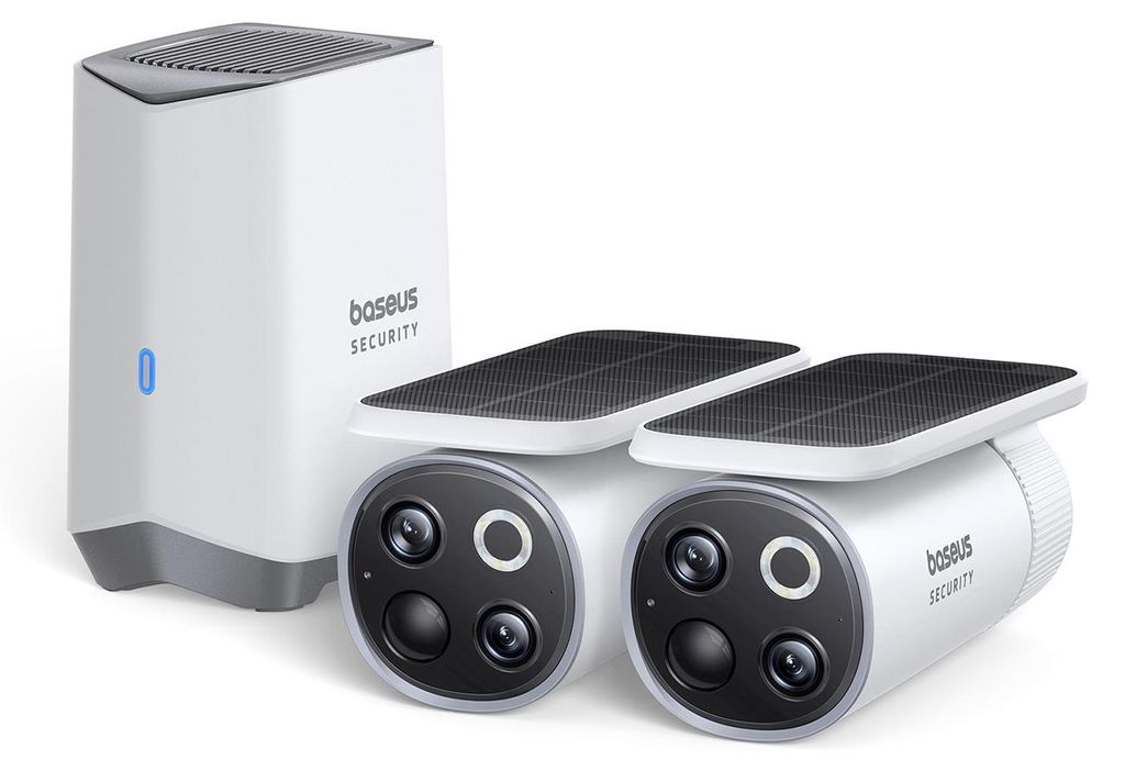 Kit de vidéosurveillance Baseus S1 Pro, sans fil, 3K, IP67, Image du produit 