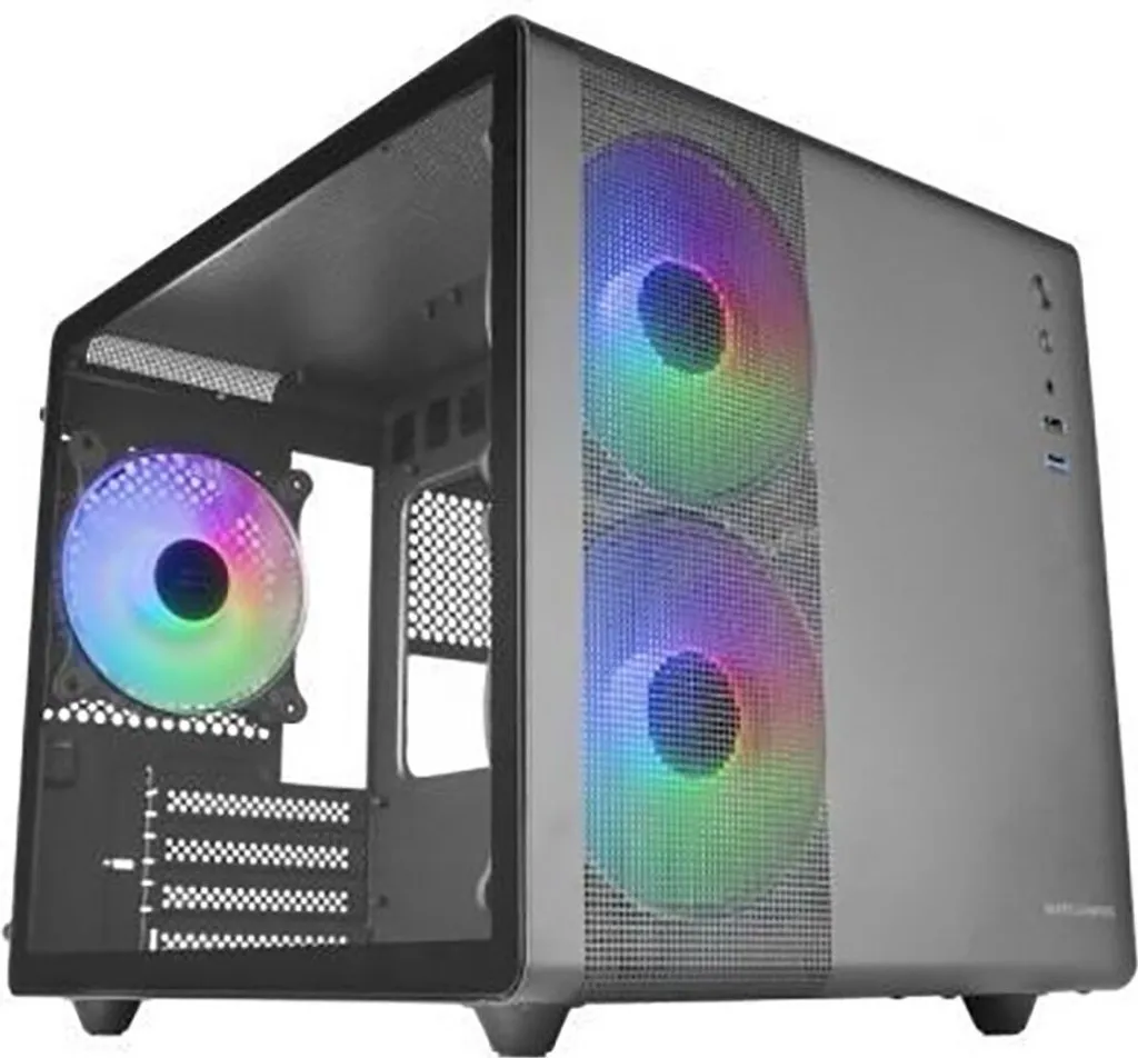 Case Gaming MC-400 Mars Gaming White - Airflow Ottimizzato e 3 Ventole