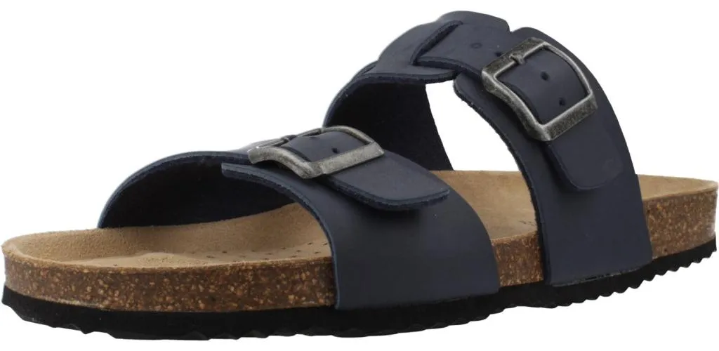 Sandales Geox U Sandal Ghita B Bleu - Sandales de Marche Homme Confort