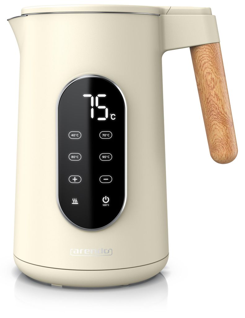 Arendo Wasserkocher mit Temperatureinstellung 40°C - 100°C Produktbild 