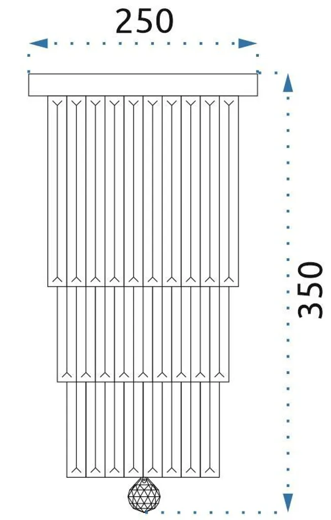 Lampada da Soffitto tooLight App787-3C Transparent - 7
