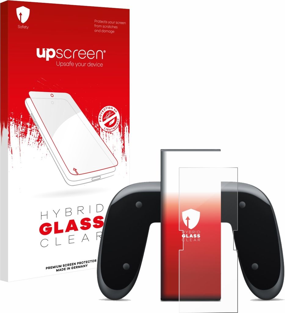 upscreen Schutzglas für Nintendo Switch 2 Joy-Con 2-Holder Schutzfolie Panzer Folie Glas Display Schutz klar