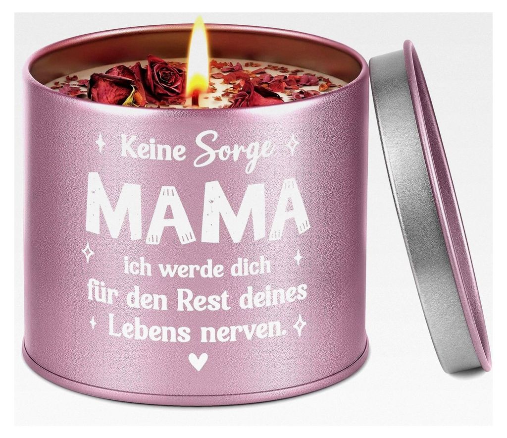 Geschenke für Mama, Duftkerze als Geschenk für Mütter, Geburtstagsgeschenk von Tochter oder Sohn, Geschenk zum Muttertag