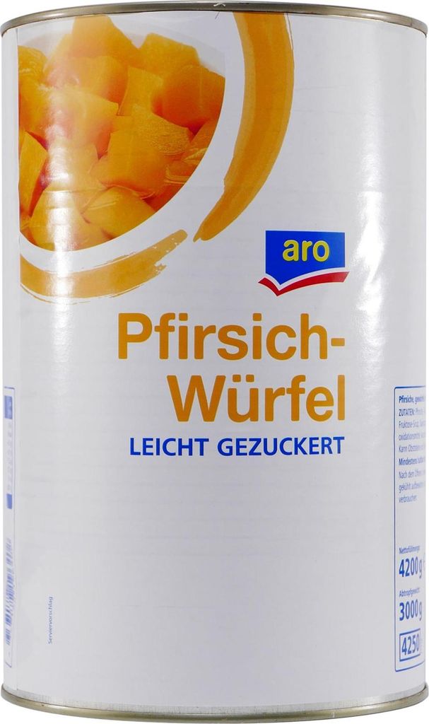 aro Pfirsichwürfel 4,2KG