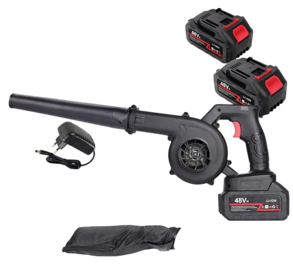 Aspirateur et souffleur de feuilles sans fil 2en1 600W Image du produit 