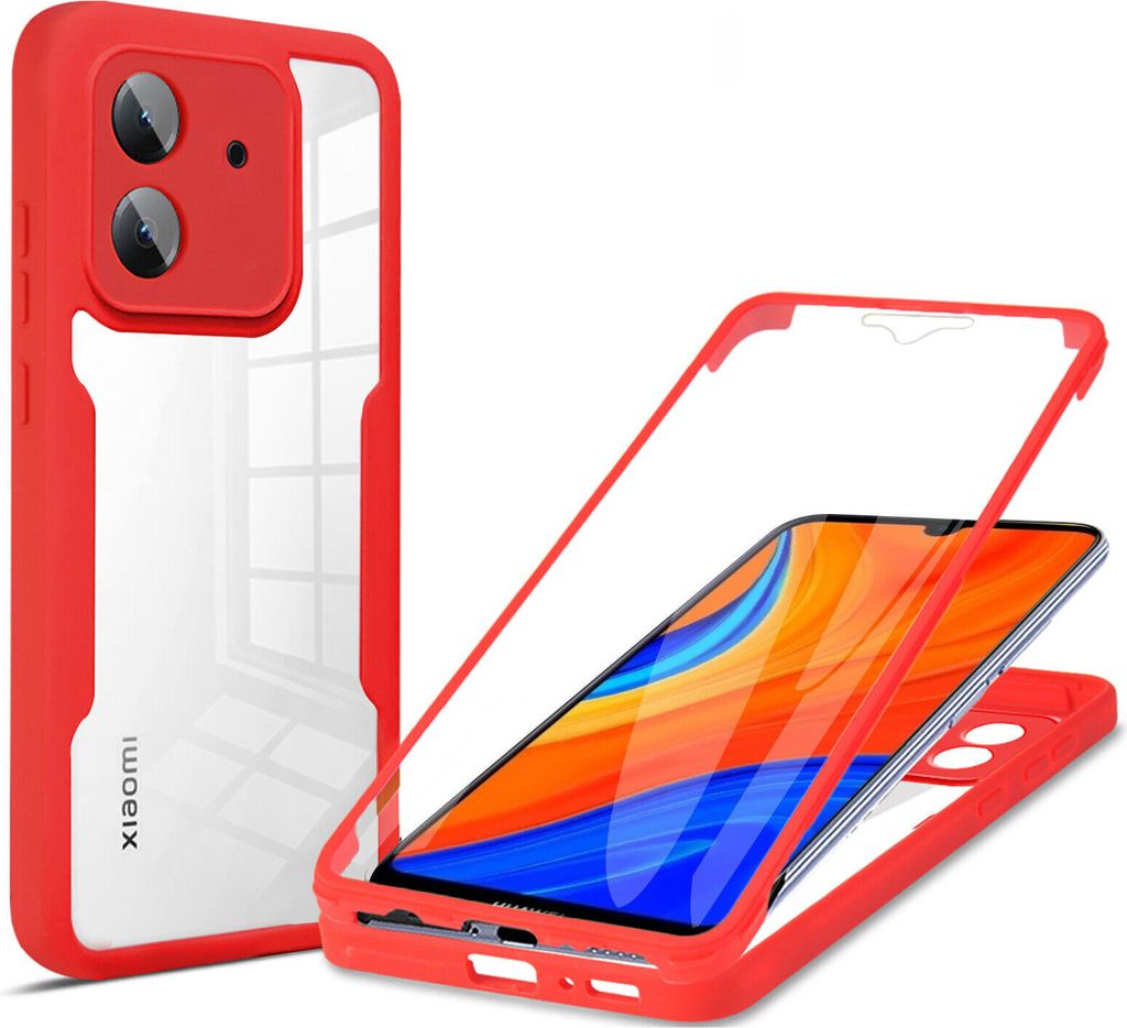 360° Grad Hülle Xiaomi Redmi 13C Rundum vollschutz Produktbild 