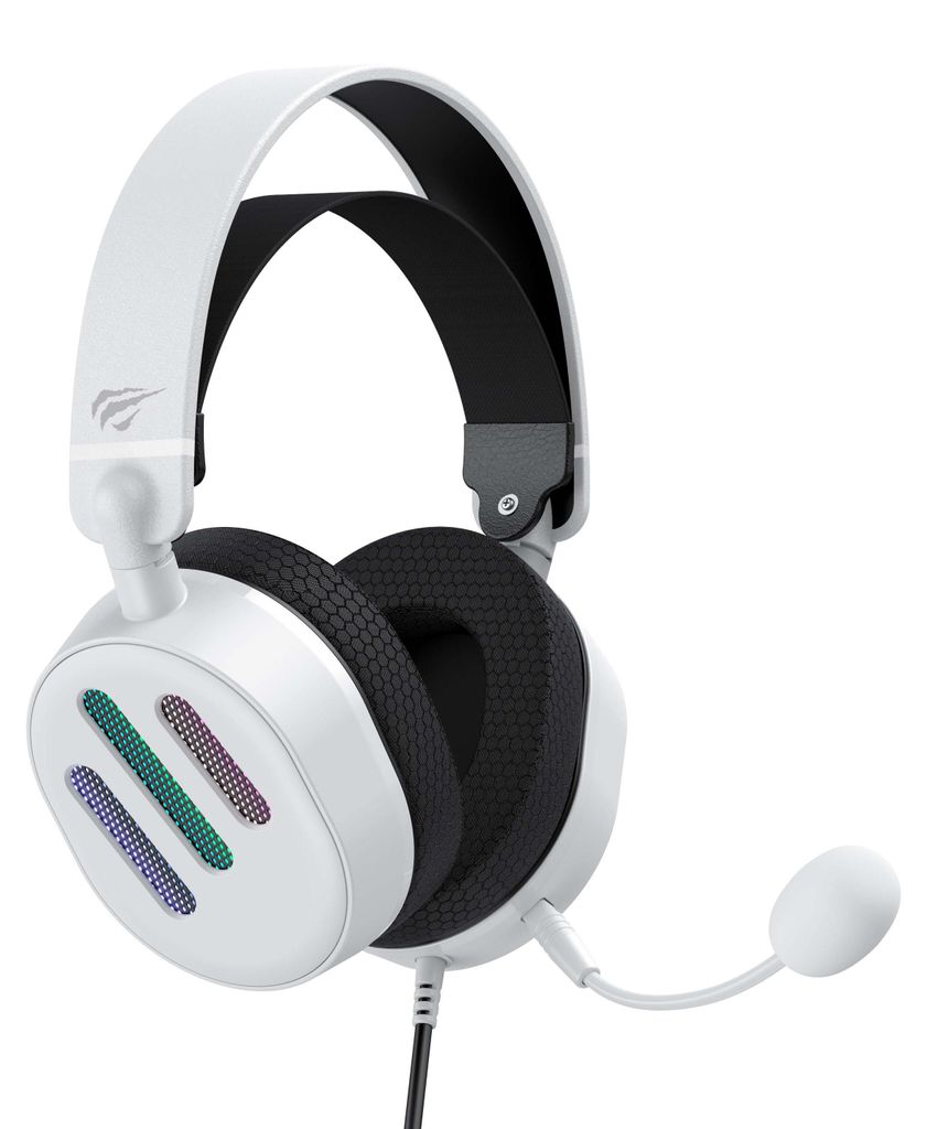 Havit H2038U gaming headphones (white/black) Immagine del prodotto 