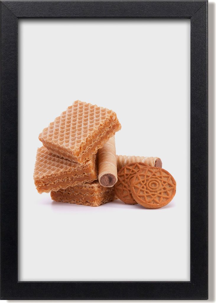 Bild 20x30 MDF-Rahmen, Wandkunst Kekse