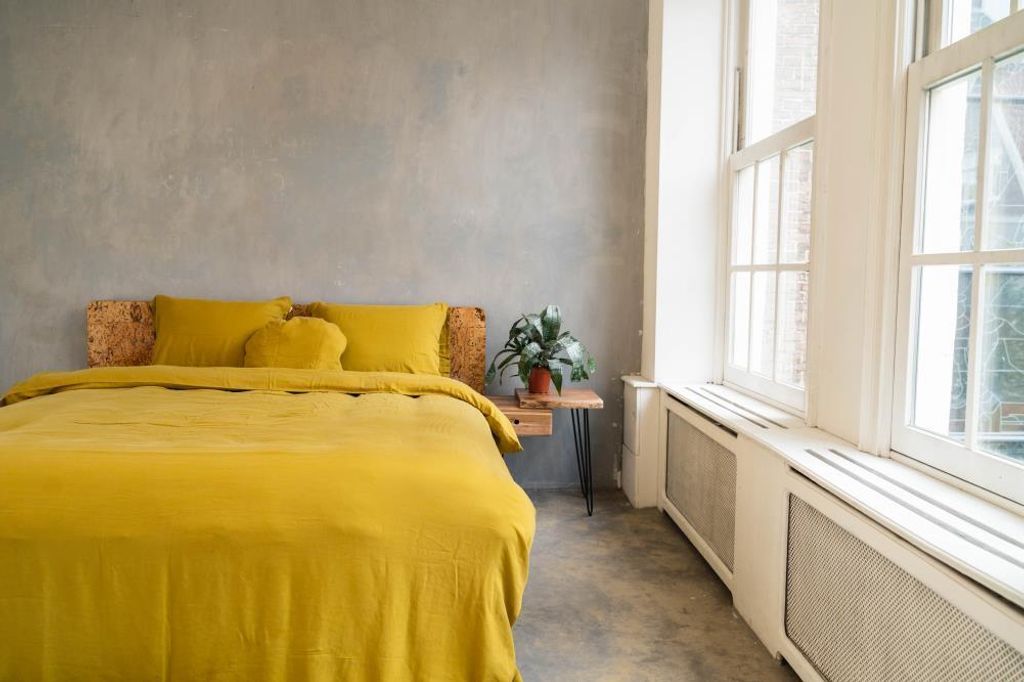 Kayori Lyocell-Bettwäsche Izakaya Farbe Gold Größe 155x220+80x80cm