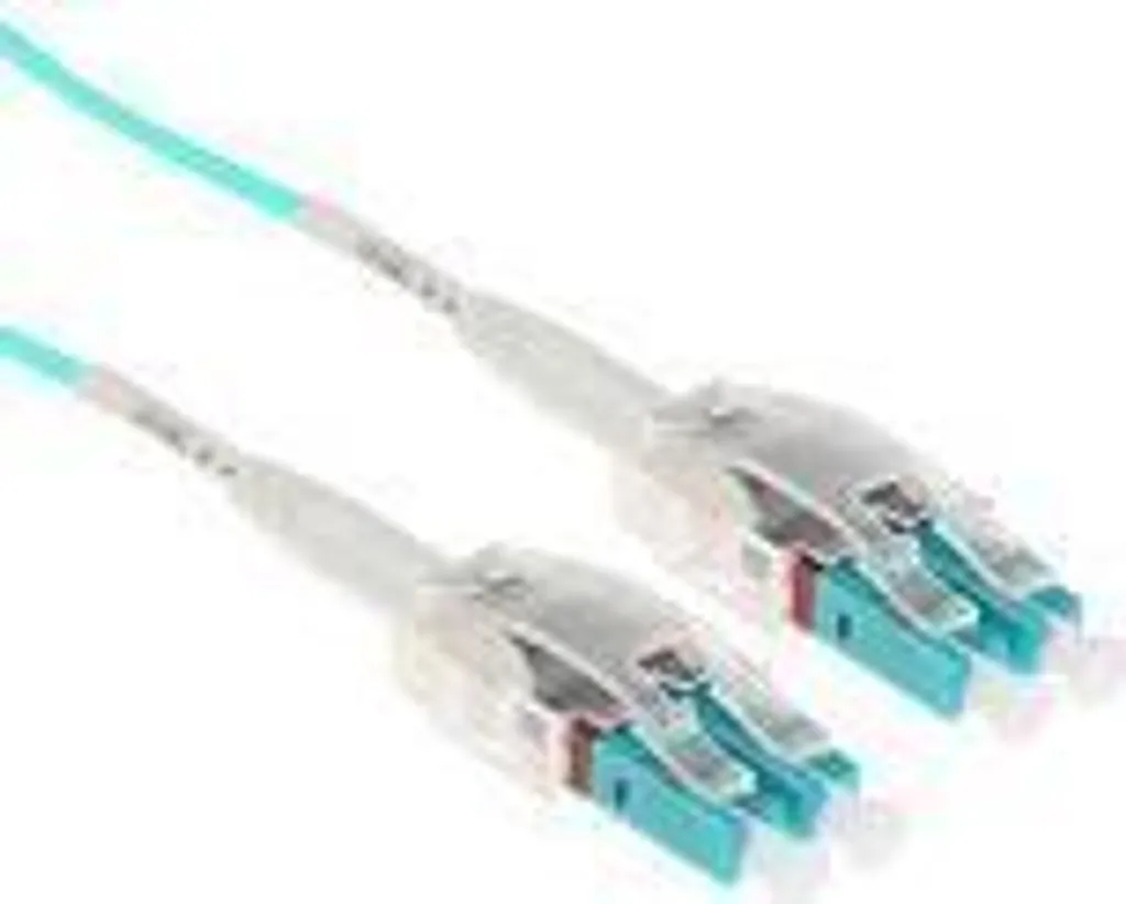 Câble fibre optique OM3 30 mètres LSZH 10Gbps LC-LC Aqua ACT RL8330 pro