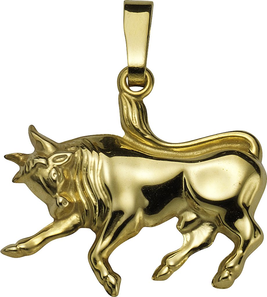F Anhänger Sternzeichen Stier 333/- Gold 2,0cm gelb 371340627-002
