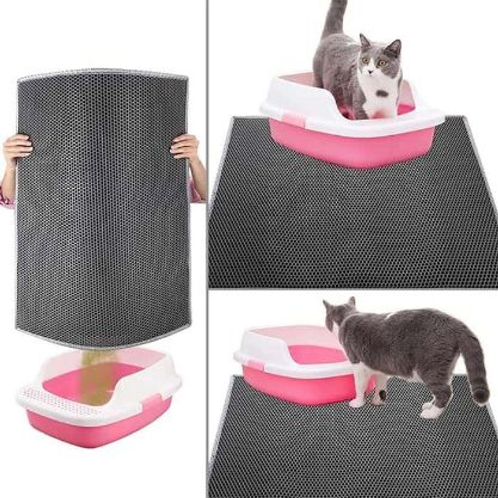 PIUPET® Katzenstreu-Matte  Matte für Katzenstreu in stilvollem Design