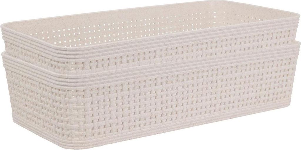Set di 2 cestini/organizer 25X13X6Cm Immagine del prodotto 