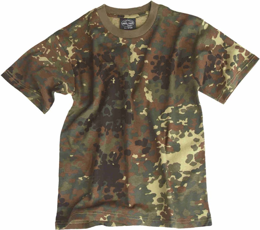 Mil-Tec T-SHIRT KIDS FLECKTARN S