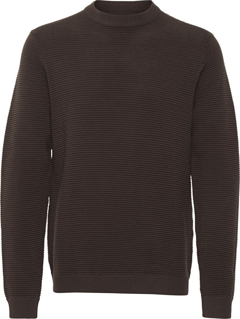 SOLID Pullover Herren Baumwolle Braun GR74591 - Größe: XL