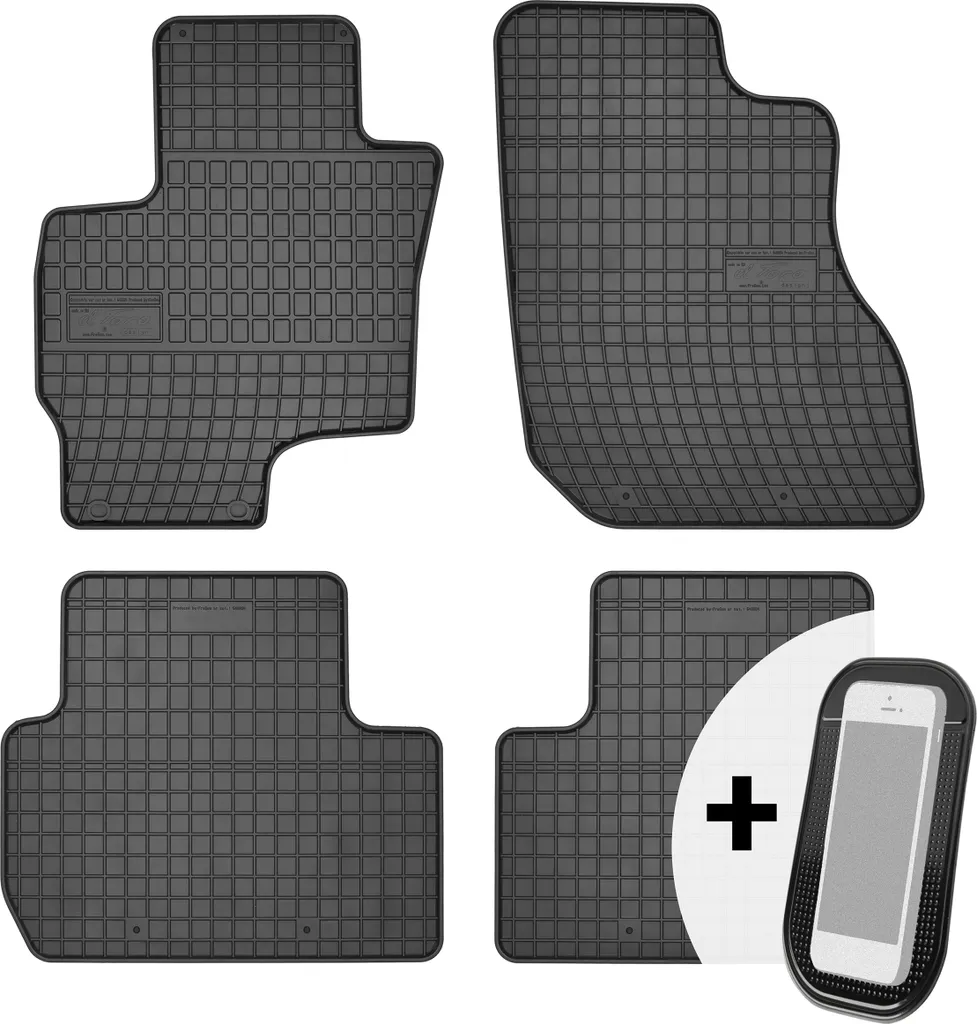 Tappetini Auto Gomma Neri per Mitsubishi Outlander PHEV 2014-2023