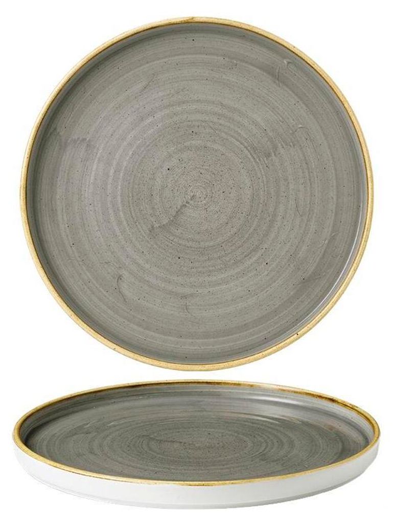 CHURCHILL Stonecast Peppercorn Grey Teller flach, ø: 210 mm Produktbild 
